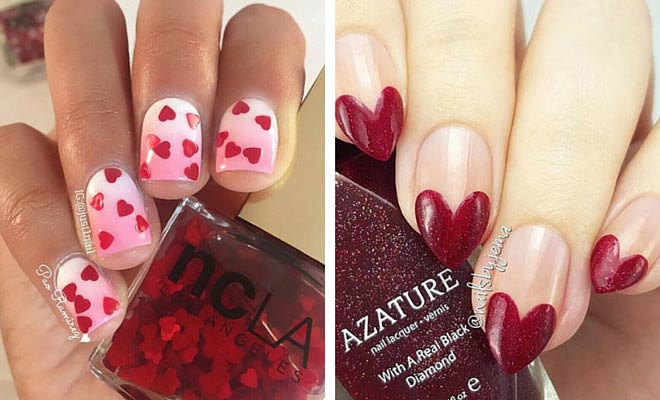 35 Cute Valentines Day Nail Art Designs