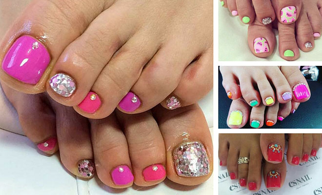 Easy Pedicure Designs for Spring