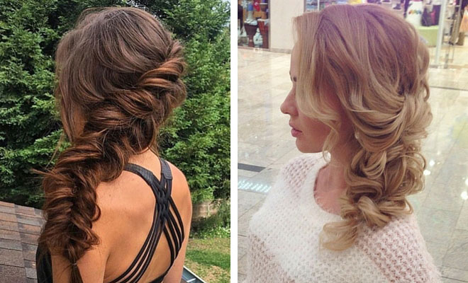 Side Swept Hairstyles for Prom