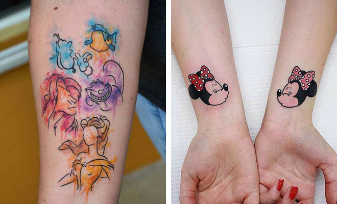 Cute Disney Tattoos That Are Beyond Perfect
