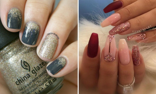 Snazzy New Year's Eve Nail Designs