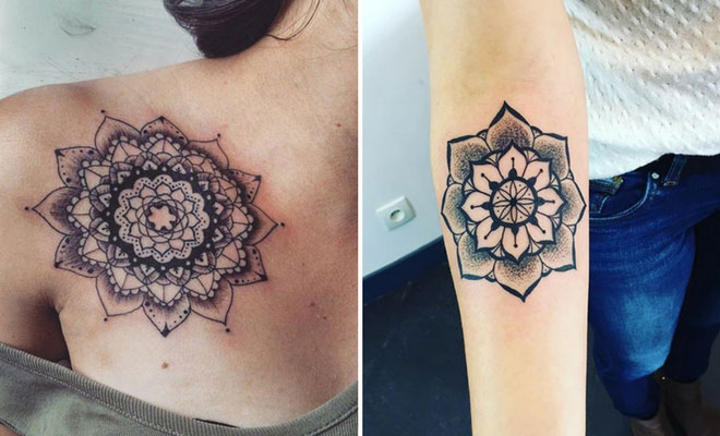 Trendy Mandala Tattoo Ideas for Women