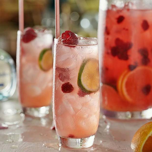 Summer Raspberry Cocktail for Girly and Delicious Summer Cocktail