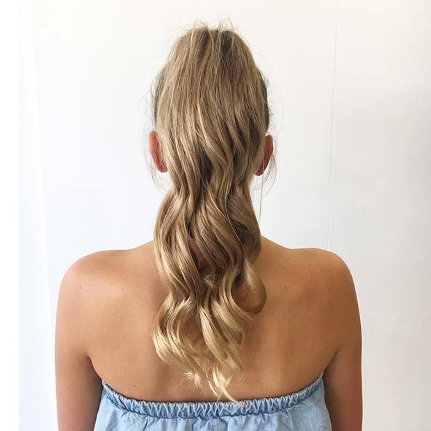 Simple and Chic Ponytail for Elegant Ponytail Hairstyles 
