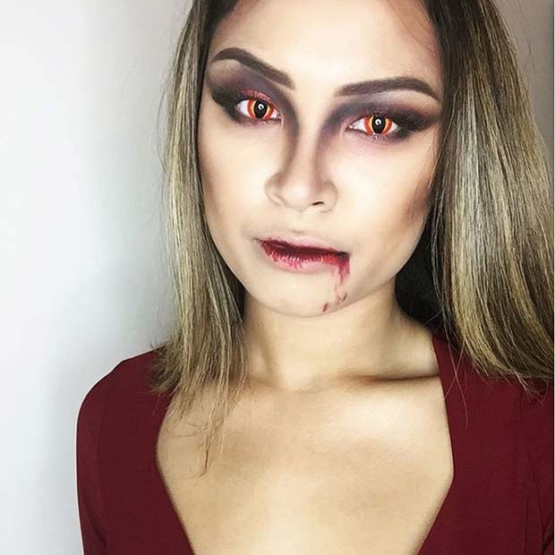 Vampire Makeup for Easy Halloween Makeup Ideas