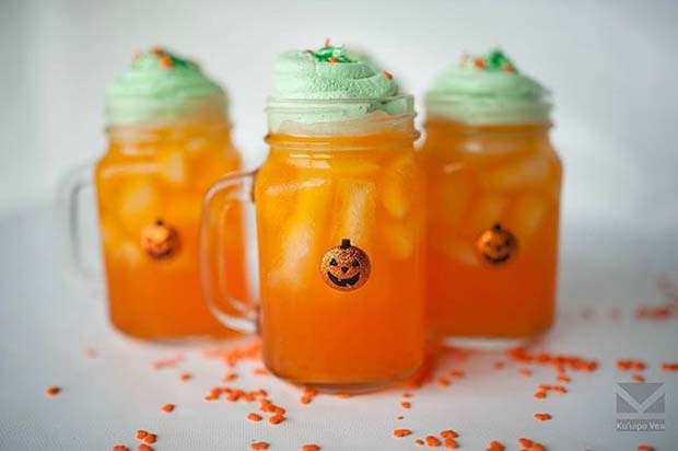 Pumpkin Juice for Halloween Party Drinks