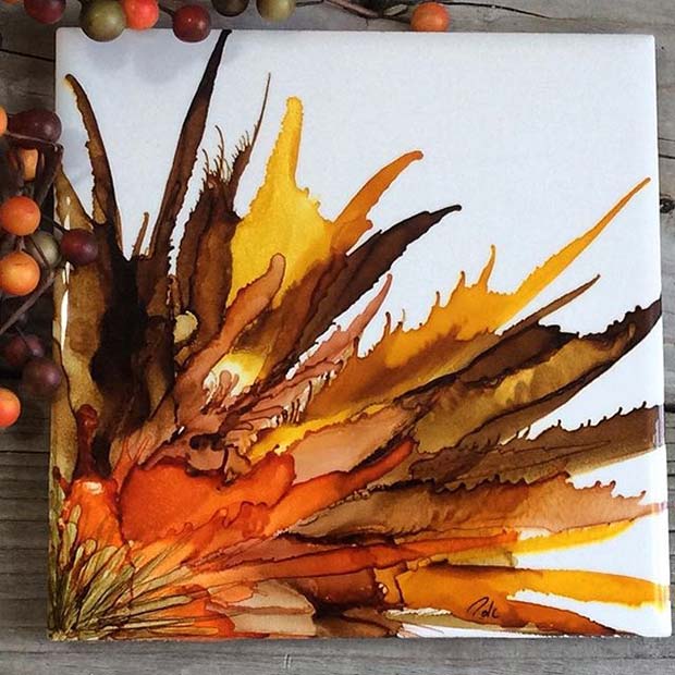 DIY Fall Painting for Fall Home Decor Ideas