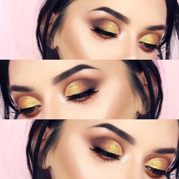 Soft Yellow for Fall Makeup Looks