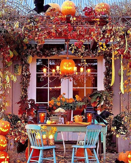 Fall Pumpkin Outdoor Decor for Fall Home Decor Ideas