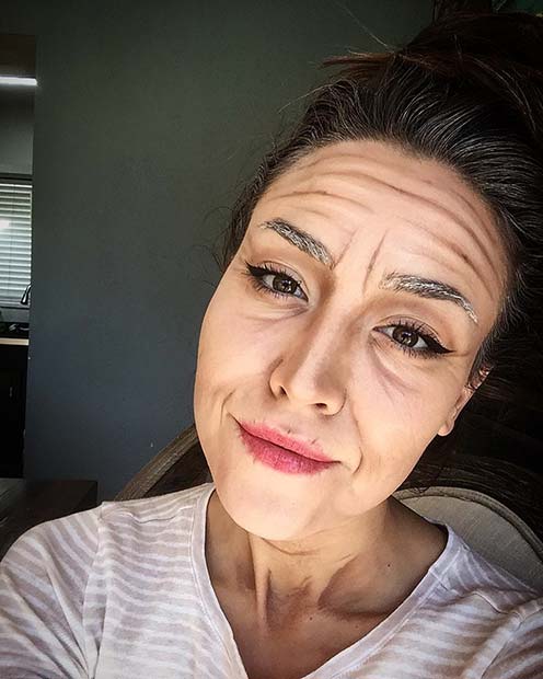 Old Age Makeup for Easy, Last-Minute Halloween Makeup Looks