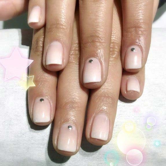 Silver Dot Nails for Simple Yet Eye-Catching Nail Designs