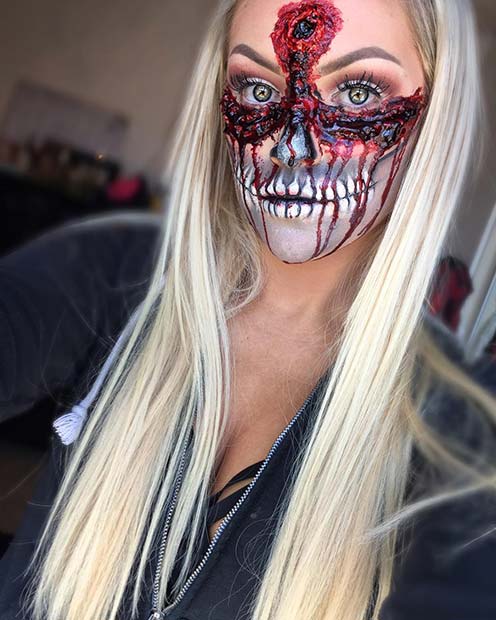 Gruesome Undead Makeup for Mind-Blowing Halloween Makeup Looks