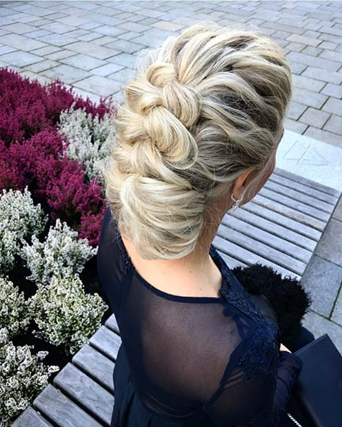 Chic and Stylish Braided Updo for Beautiful Braided Updos
