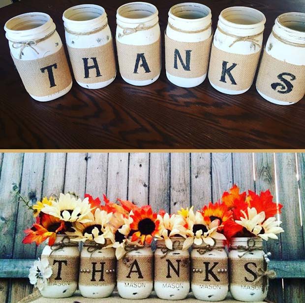 Thanksgiving Vases for Thanksgiving Crafts