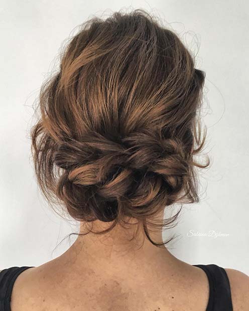 Pull Through Braid Updo for Beautiful Braided Updos