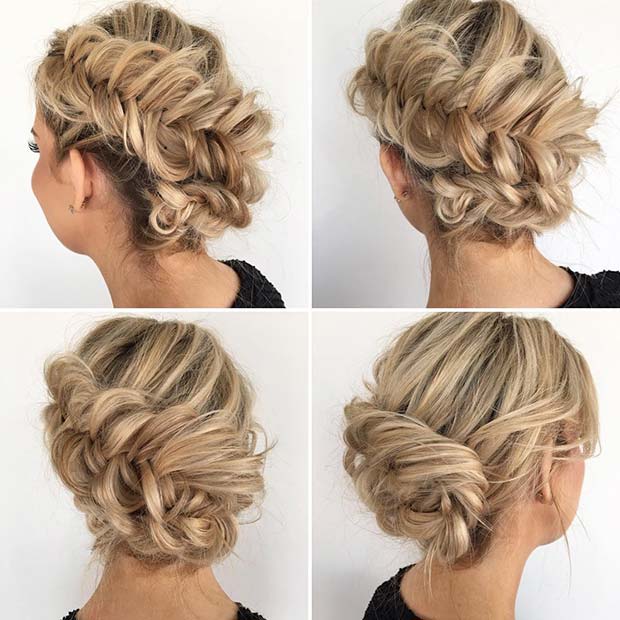 Side Fishtail Braid for Beautiful Braided Updos