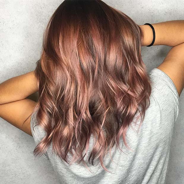 Pastel Hair for Lob Hairstyles for Fall and Winter