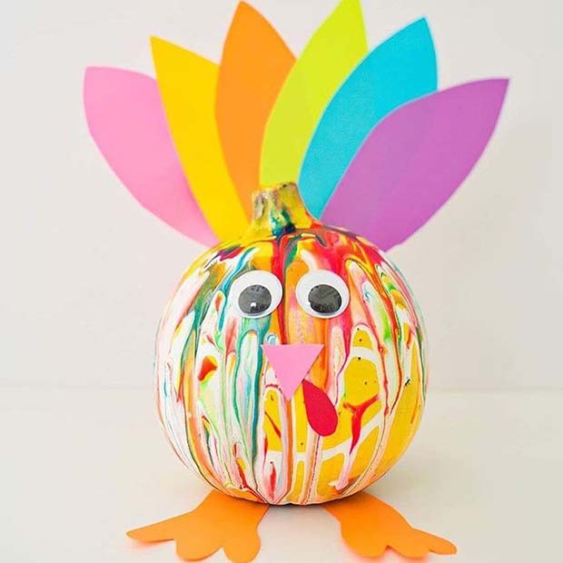 Fun Turkey Craft for Thanksgiving Crafts