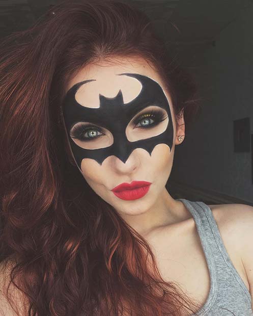Batman Mask Makeup for Unique Halloween Makeup Ideas to Try