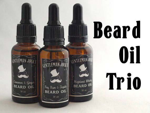 Beard Oil Trio Gift Idea