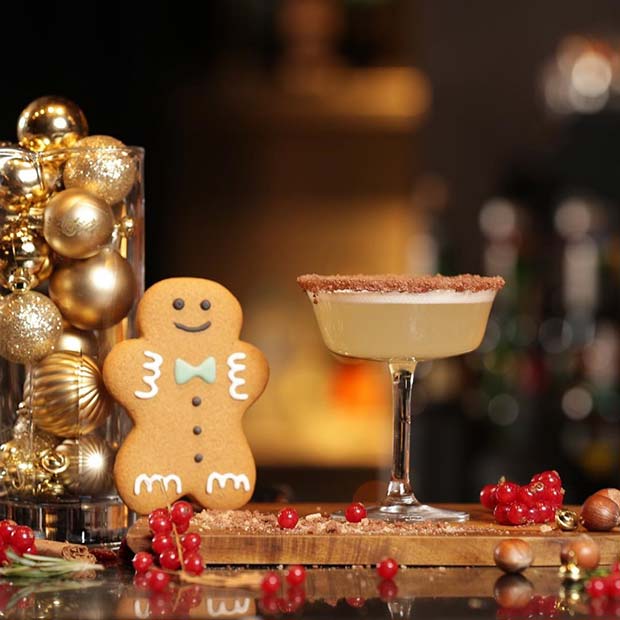 Gingerbread Christmas Cocktail