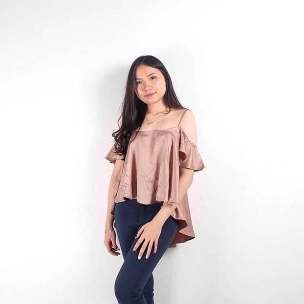 Elegant Top and Jeans for NYE