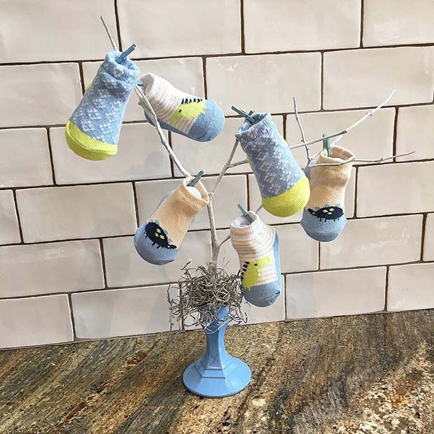 Creative Baby Sock Tree