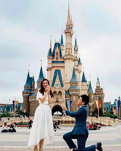 Cute Disney Wedding Proposal