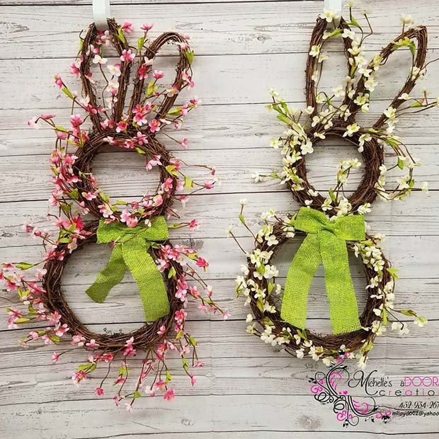 Rustic Rabbit Decoration for Easter