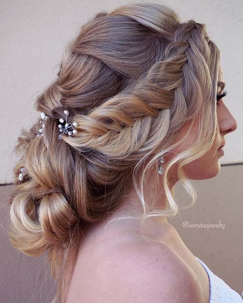 Stunning Accessorized Updo for Prom