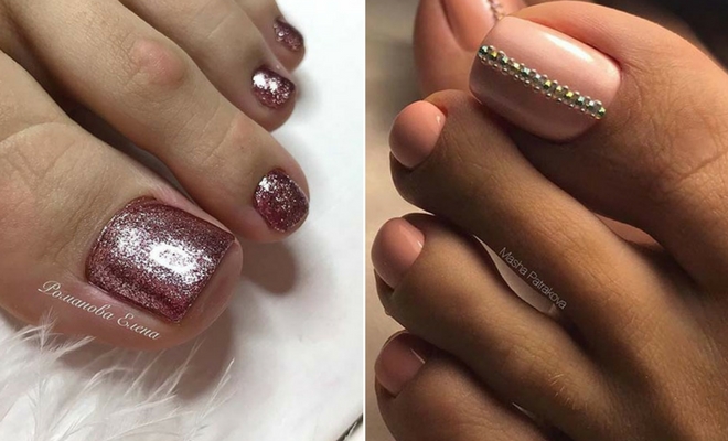 Elegant Toe Nail Designs for Spring and Summer