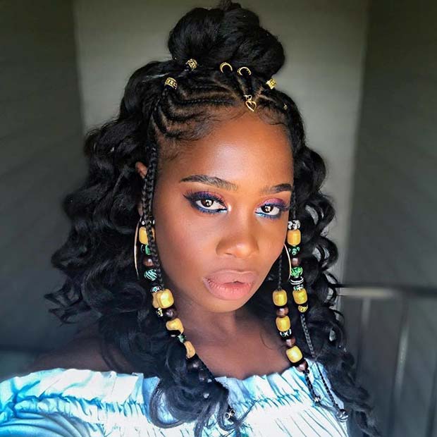 Fulani Braids With Extensions