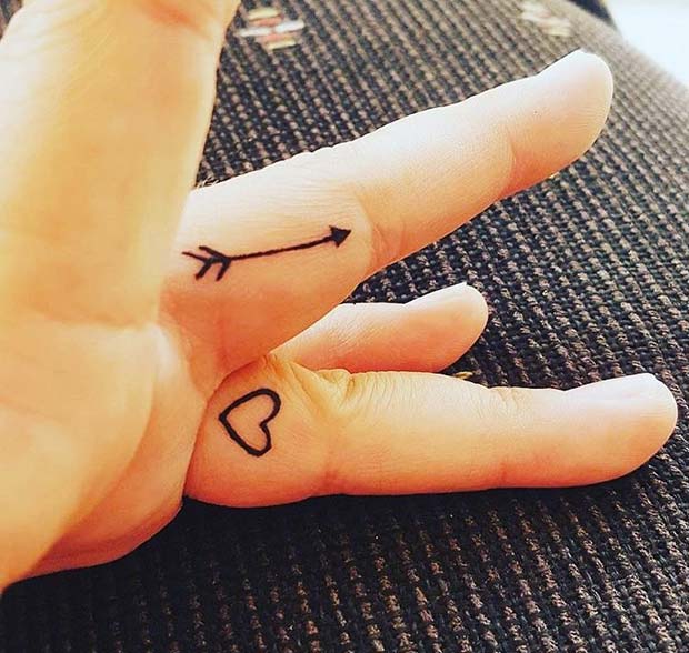 Trendy Arrow Finger Tattoo Idea