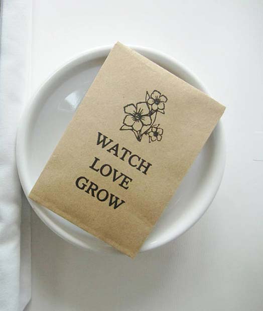 Watch Love Grow Seeds for Bridal Shower