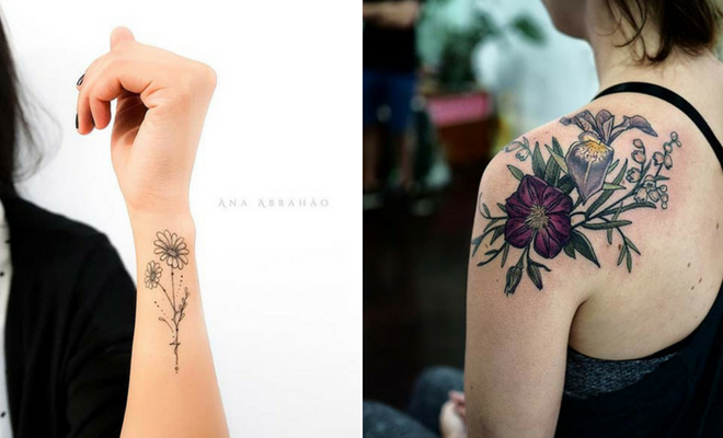 Beautiful Flower Tattoos for Women