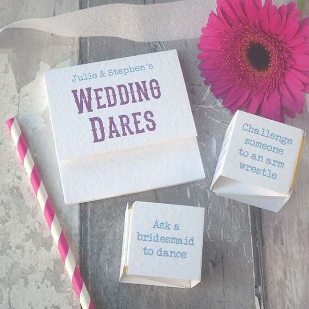 Wedding Dare - Bachelorette Game Idea