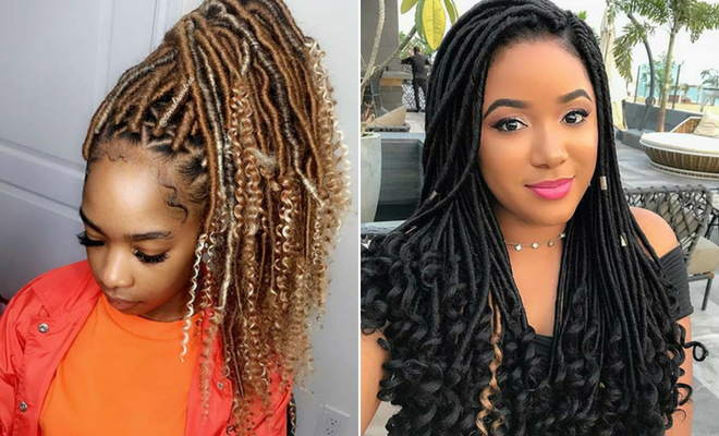 Ways to Pull Off Goddess Faux Locs