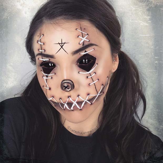 Blair Witch Voodoo Doll Makeup