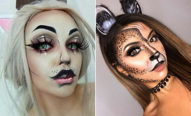Easy Cat Makeup Ideas for Halloween