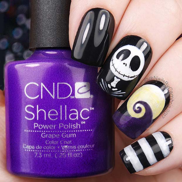 The Nightmare Before Christmas Nails 