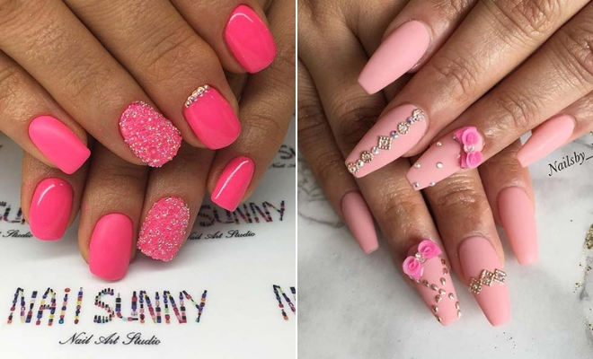 Ridiculously Pretty Ways to Wear Pink Nails