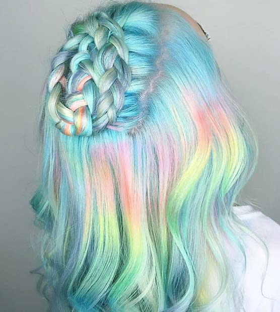 Magical Unicorn Hair Color Idea