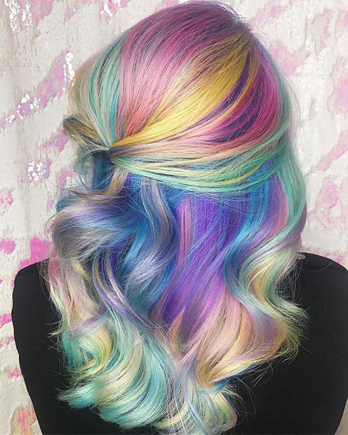 Pretty Pastel Hair Color Idea