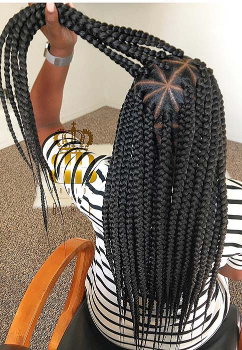 Thick Triangle Part Braids