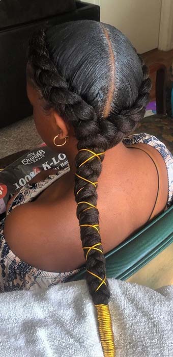 Butterfly Braids with Glam Cords