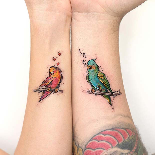 Cute Couple Tattoo Idea