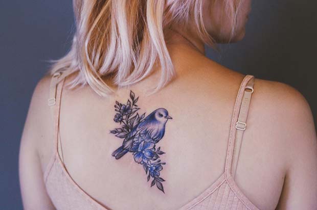Vibrant Bird Tattoo Tattoo 