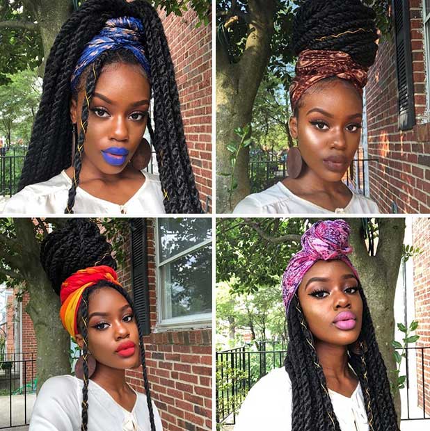 4 Easy Ways to Style Your Twists