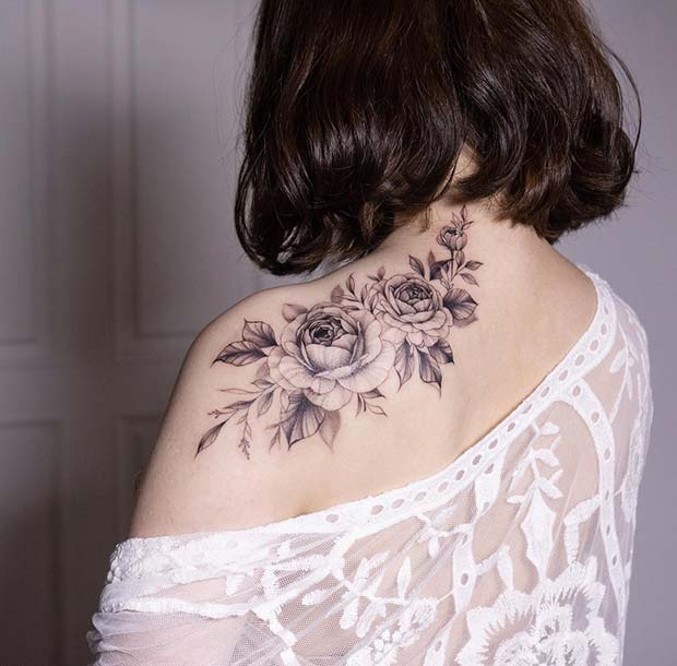 Floral Shoulder Tattoo Inspo🌻 | Gallery posted by choosingchelsea | Lemon8