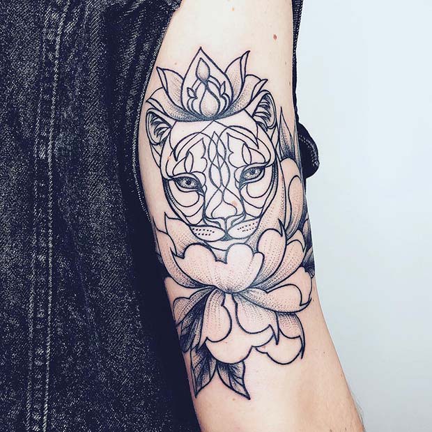 Lioness Tattoo Idea